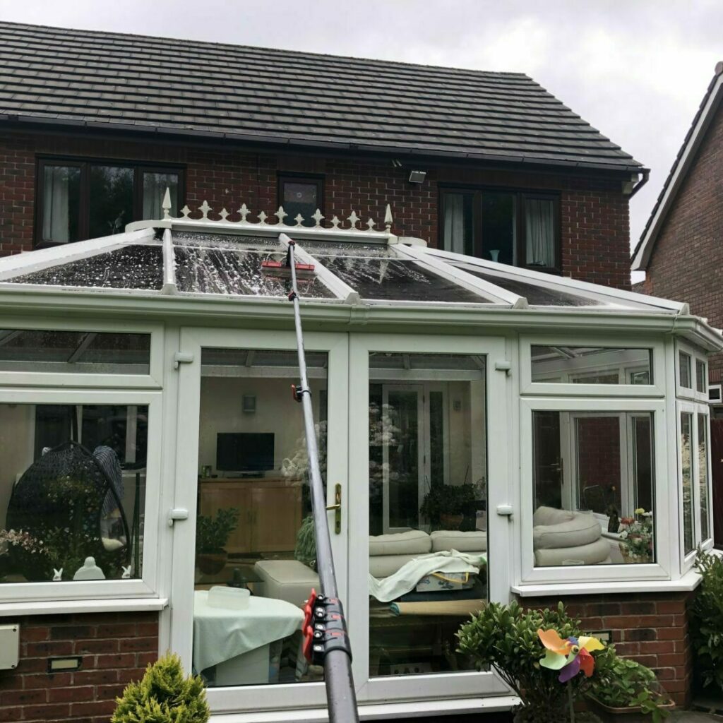 Conservatory roof clean