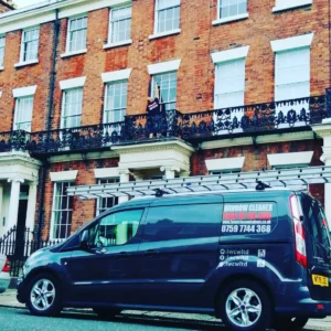 One of our Window Cleaning vans in Toxteth